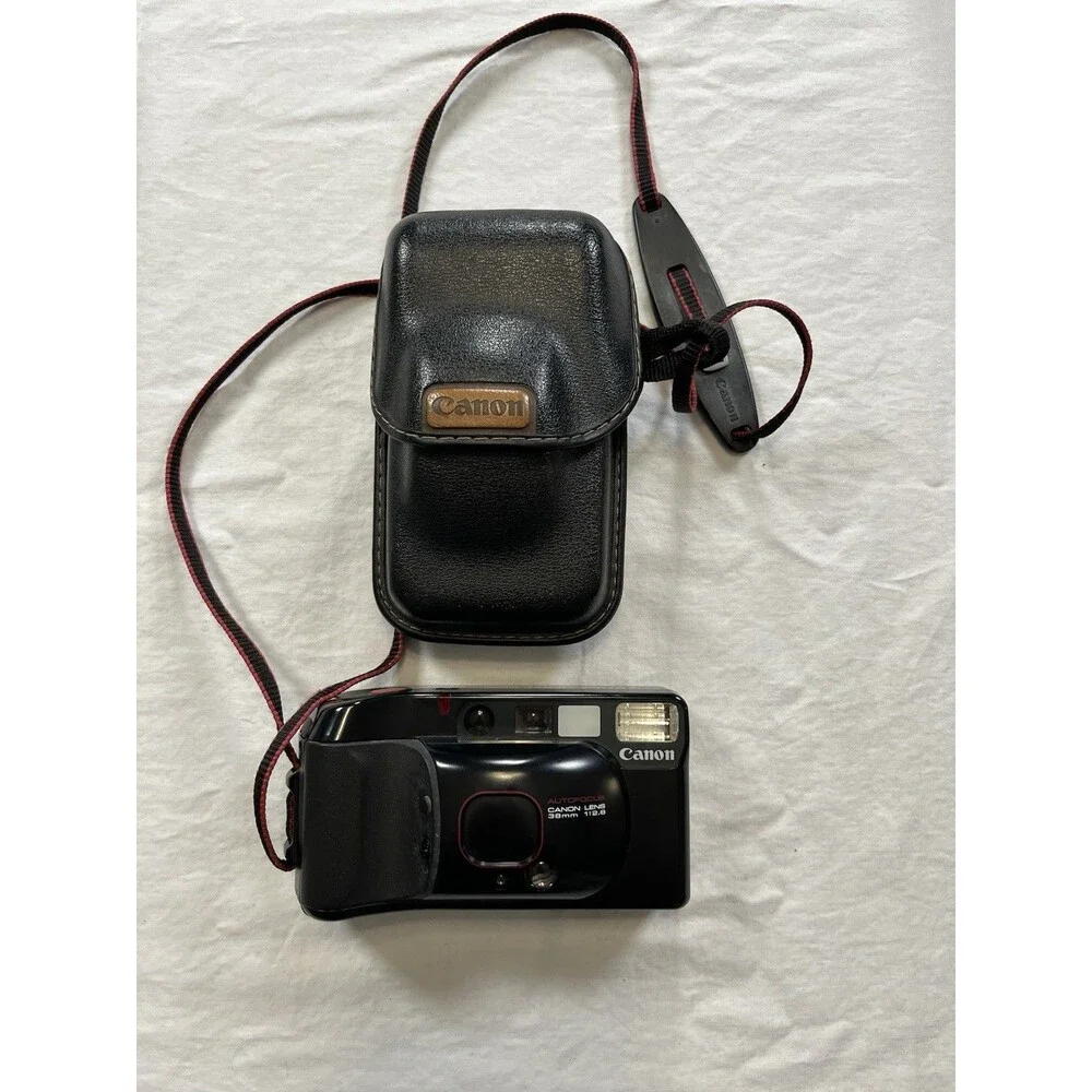 Canon Sure Shot Supreme Autoboy 3 35mm Film Camera 38mm f/2.8 Lens - TESTED